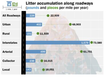 Roadway Litter Accumulation