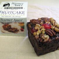 Fruitcake made by Our Lady of Guadalupe Trappist Abbey in Lafayette, Oregon, one of several U.S. monasteries that sell fruitcake as a source of income (Photography courtesy Katr67/Wikimedia Commons)