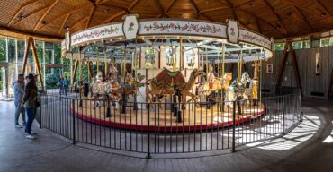 Wood carousel