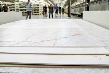 These Grespania Ceramica porcelain slabs passed the quality control test.
