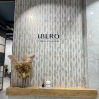 Ibero, from the Keraben Grupo, large- format, “third fire” porcelain tile