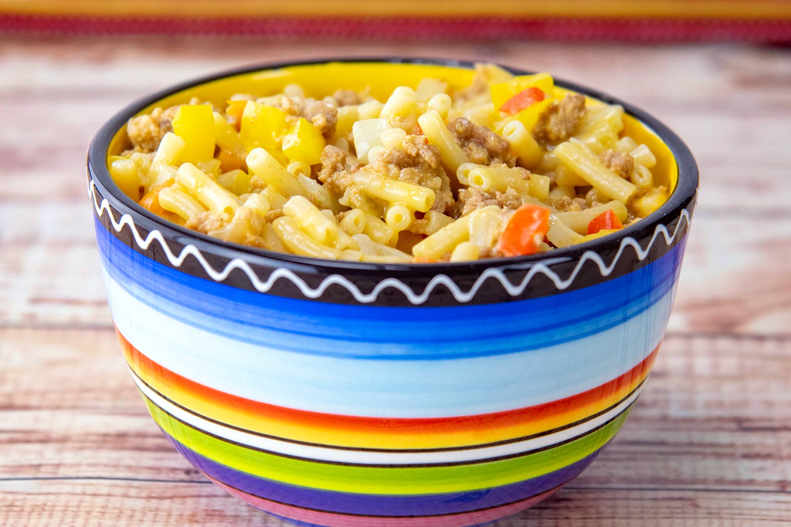 taco mac and cheese