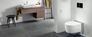 Geberit touchless toilet flush plate