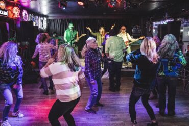 Dancing to live music at the Garage Bar & Grill in Bremerton