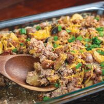 Loaded Hamburger Potato Casserole