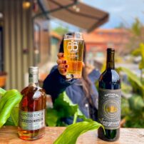 Whiskey, beer and wine all available at Coppertop