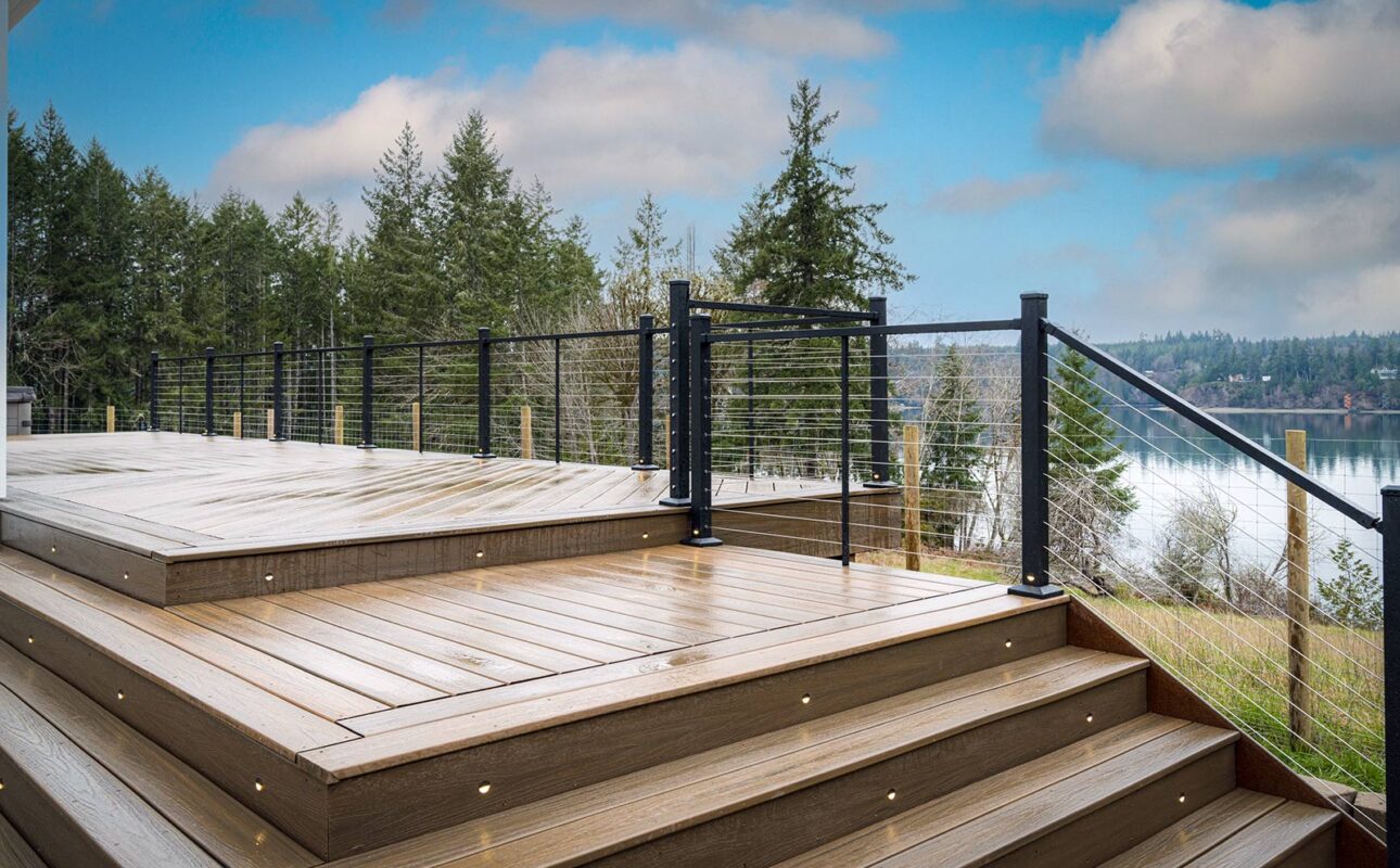 Trex composite decking