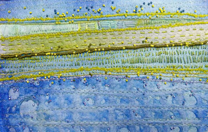 Artist Roberta Wagner - Abstracted landscape