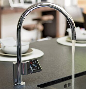 Quatreau TouchTap with filtered, sparkling, hot and cold RO filtered water is a great alternative to canned and bottled water — Best in Show
