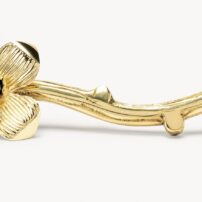 Dogwood cabinet handle with semi-precious stone by Modern Matter — jewelry for the home