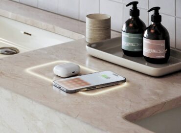 FreePower, creator of the countertop phone charging system, has partnered with Cosentino and James Martin Vanities to provide consumers with no-socket phone charging.