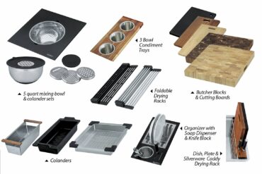 Ruvati expands its workstation sink’s Ledge Fit Series accessories.