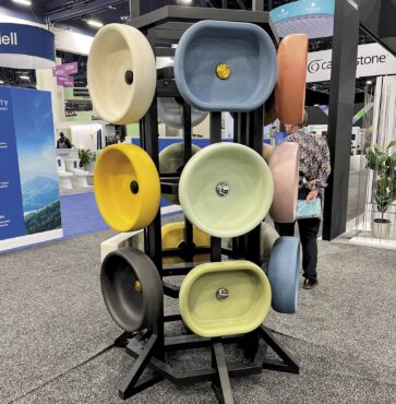 Toto debuted several bold and beautiful finishes at KBIS 2025.