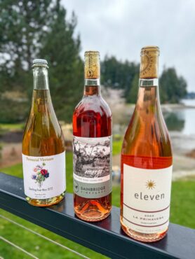 A few of Eleven winery rosés
