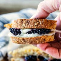 Blackberry Grilled Cheese Sandwiches