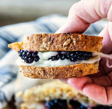 Blackberry Grilled Cheese Sandwiches