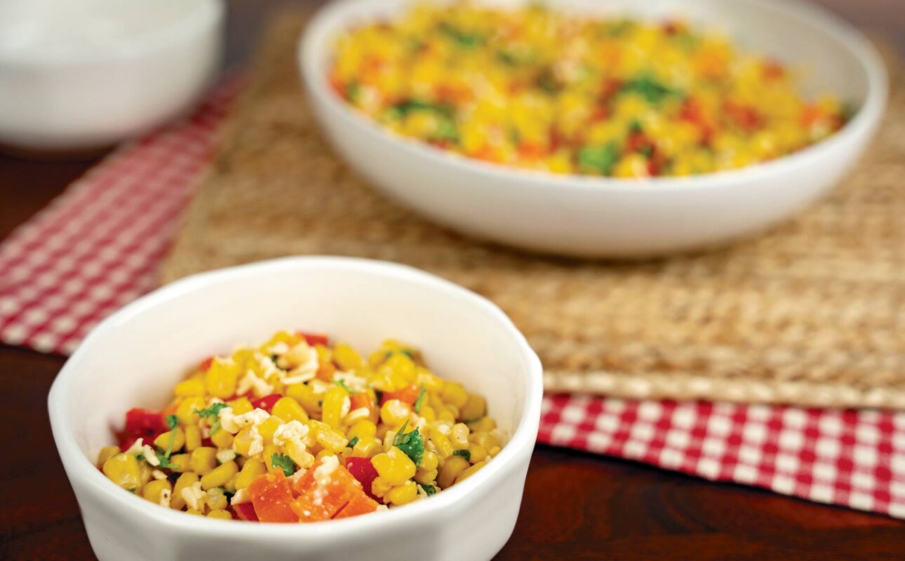 Queso Cheese Corn Salad
