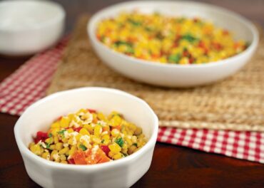 Queso Cheese Corn Salad