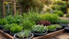 vegetables grown in pots
