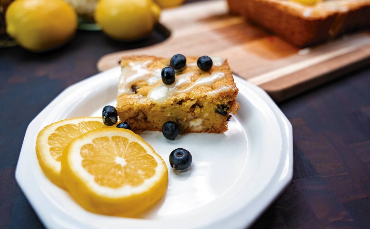Easy Lemon Blueberry Bars