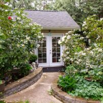 Jill Betts’ greenhouse