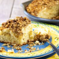 Cinnamon-Pecan Streusel Coffee Cake