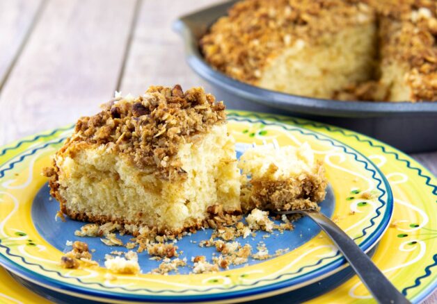 Cinnamon-Pecan Streusel Coffee Cake