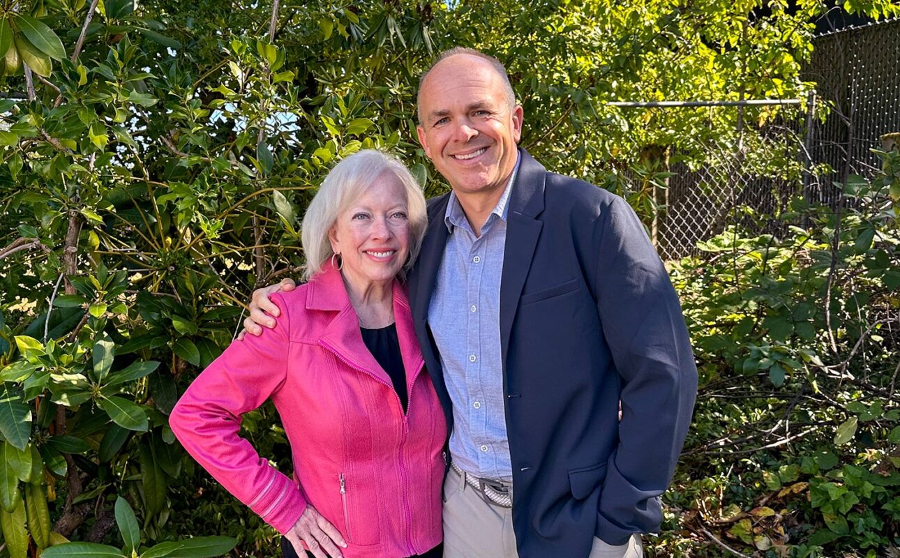 WestSound Magazine's Dee Coppola with Premier Media Group's Josh Dunn (Photo courtesy of Premier Media Group)