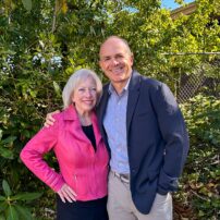 WestSound Magazine's Dee Coppola with Premier Media Group's Josh Dunn (Photo courtesy of Premier Media Group)