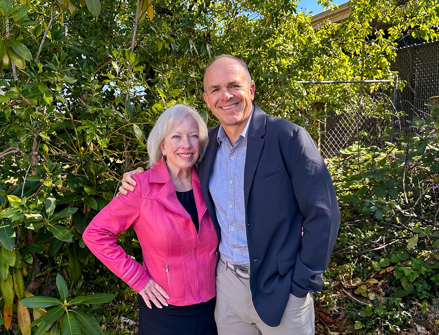 WestSound Magazine's Dee Coppola with Premier Media Group's Josh Dunn (Photo courtesy of Premier Media Group)
