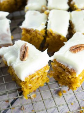 spiced pumpkin bars