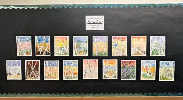 Birch Tree composition — 3rd grade Mrs. Wright at Swift Water