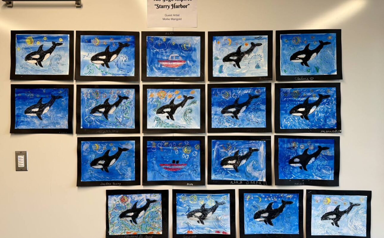 Van-Gogh inspired "Starry Harbor"