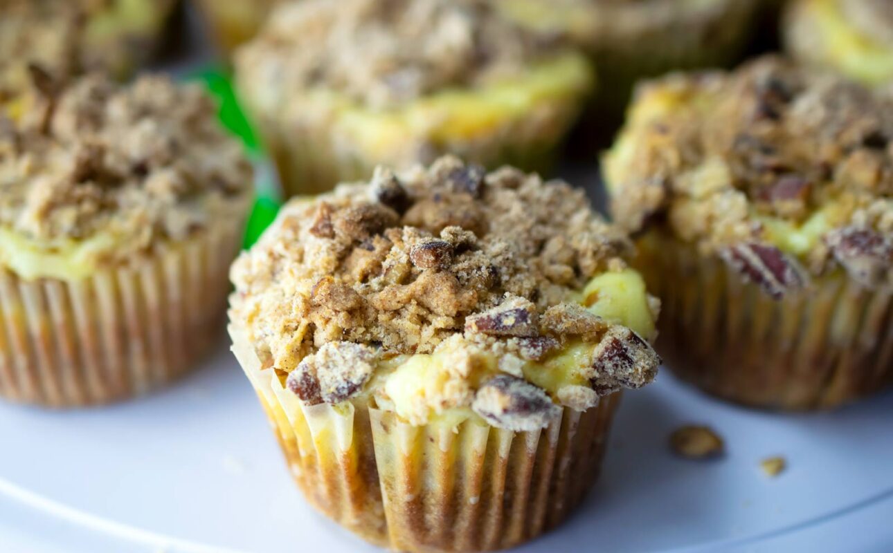 Spiced Pumpkin Carrot Cheesecake Cupcakes