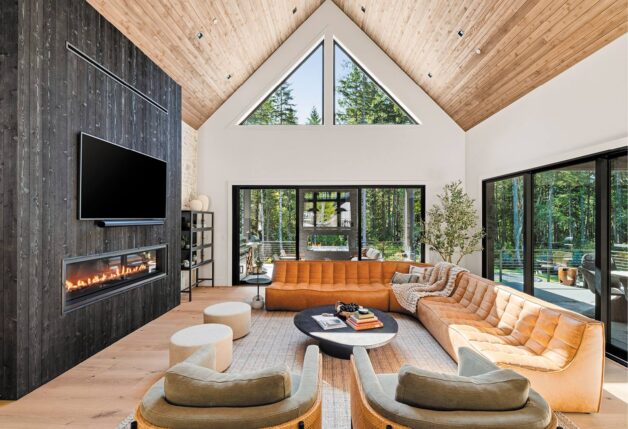 Much of the staging throughout the home was curated by Sage Interiors.