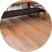 NATURAL BEAUTY The flooring throughout most of this home is Anderson Tuftex Oak Grand Estate Thorndon Hall in 10-inch.